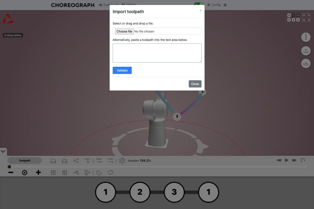 Importing toolpaths in Choreograph