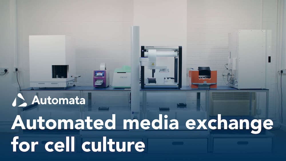 A thumbnail for the video 'Automated media exchange for cell culture'