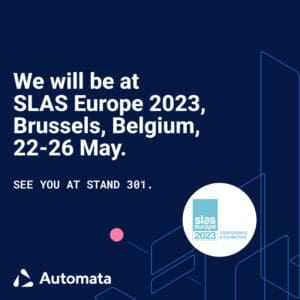 We will be at SLAS Europe 2023, Brussels, Belgium. 22–26 May. See you at stand 301.