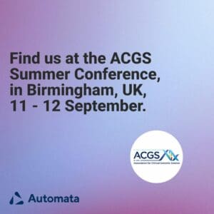 Automata are at the ACGS Summer Conference, 11-12 September