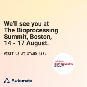 Automata are in Boston for Bioprocessing Summit, 14-17 August. Stand 415.