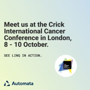 Meet Automata at The Francis Crick Institute's Cancer Conference. 8-10 Oct.