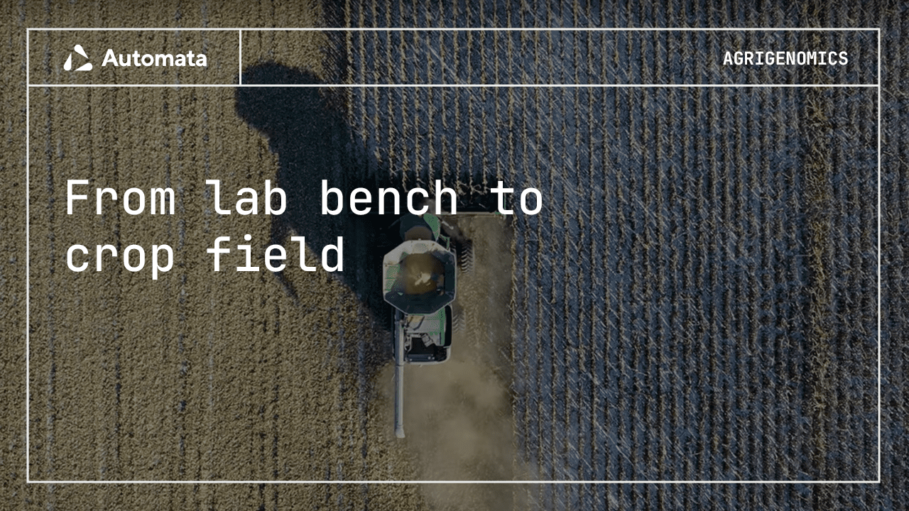 From lab bench to crop field