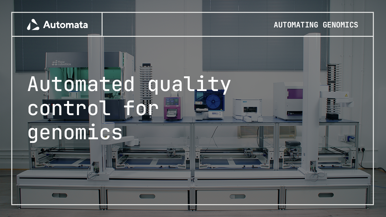 Automated quality control for genomics