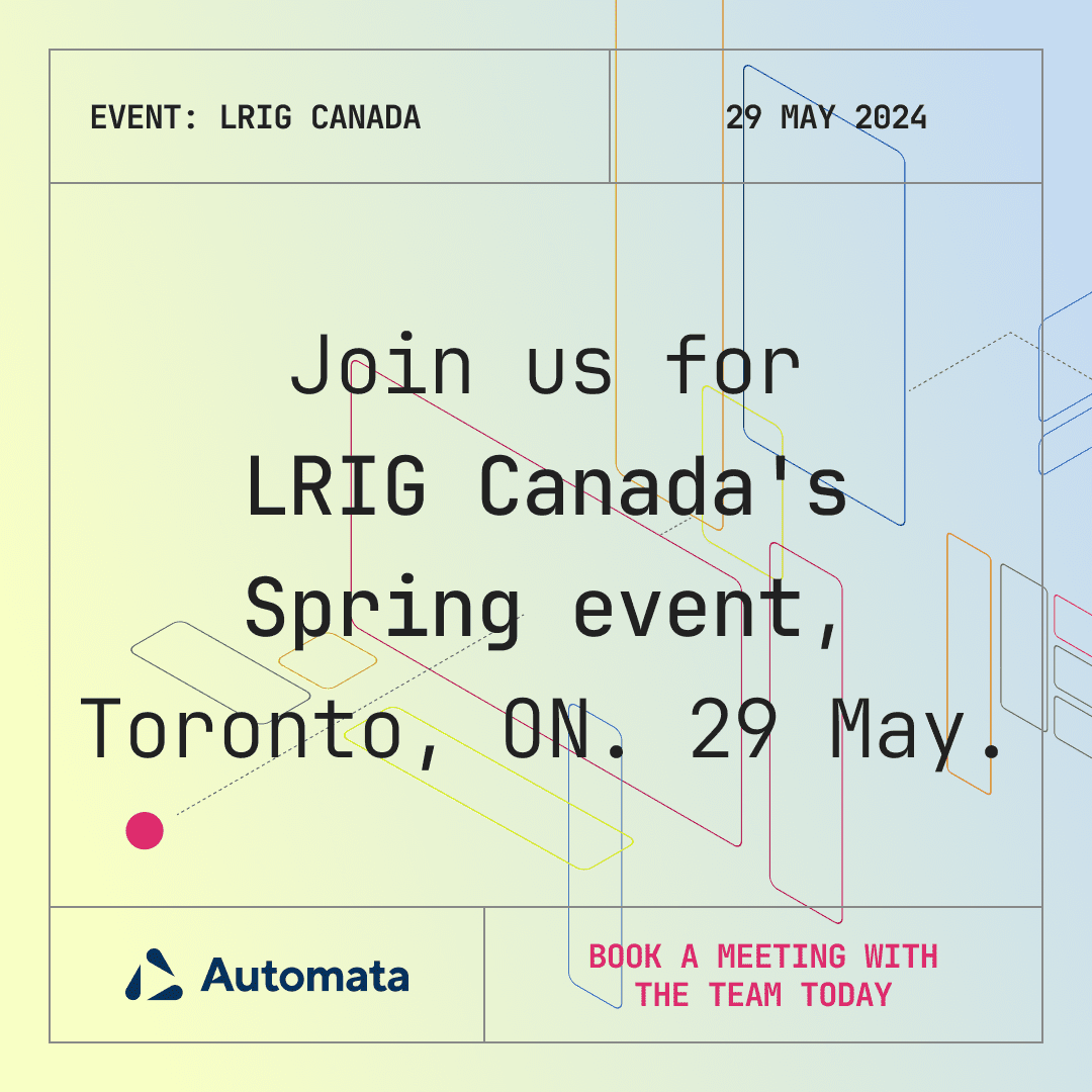 Catch Team Automata at LRIG Canada in Toronto. 29 May.