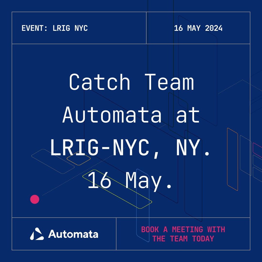 Catch Team Automata at LRIG-NYC, NY. 16 May.