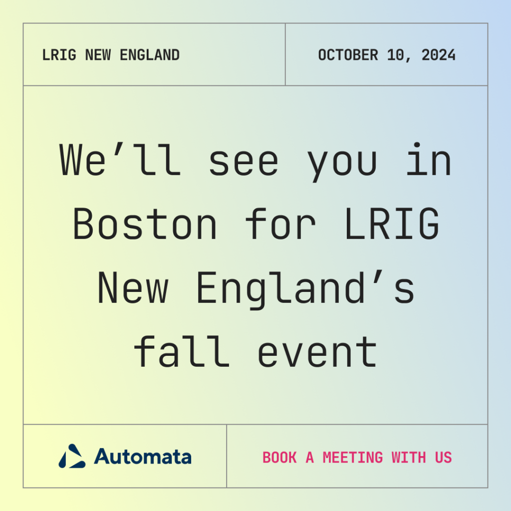 Meet Automata in Boston at LRIG New England's Fall Event on October 10. Let's chat about LINQ.