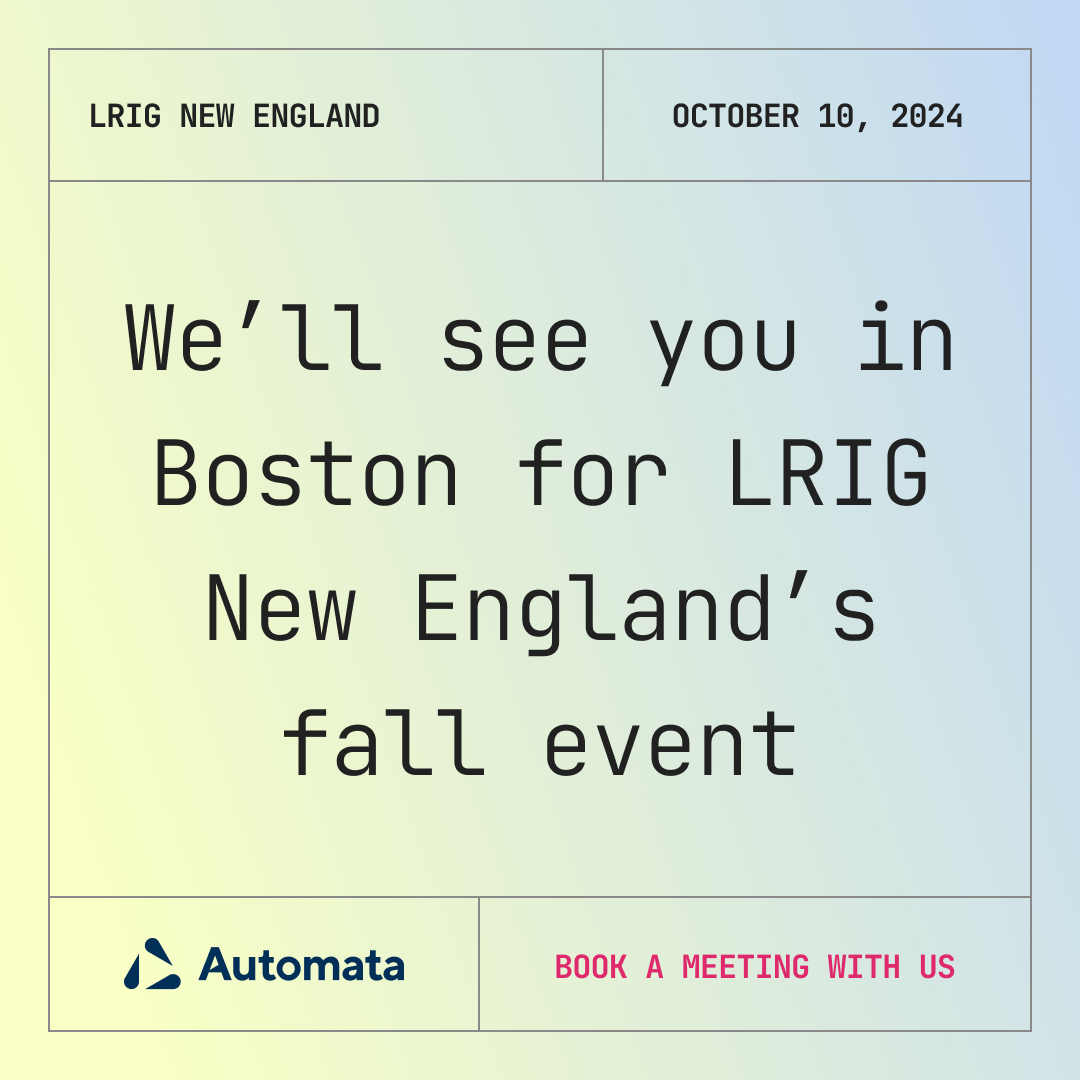 Meet Automata in Boston at LRIG New England's Fall Event on October 10. Let's chat about LINQ.